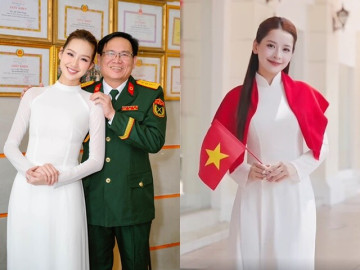 Sao Việt xuất thân trong gia đình quân nhân: Hoa hậu cao trên 1m8 có bố là Đại tá, Chi Pu khoe bức ảnh lịch sử