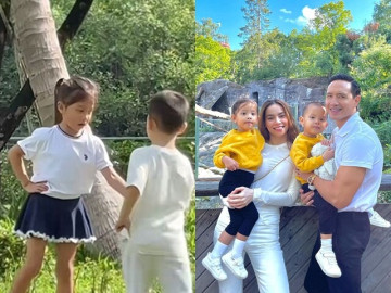 Sao Việt 24h: Con gái Hồ Ngọc Hà catwalk thần thái chuyên nghiệp hệt mẹ, quát em trai cũng dứt khoát ra dáng chị lớn