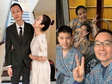 2 Hoa hậu có con trai cao trên 1m8: Người trải qua 4 lần sinh nở, người từng du học ở Đức và cưới chồng Tiến sĩ