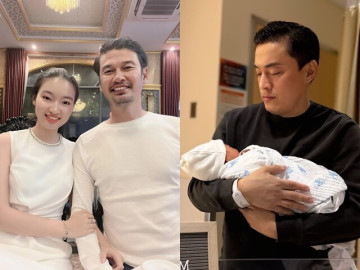 Sao Việt ngoài 50 tuổi có con với vợ trẻ: Vợ kém 26 tuổi của Tiết Cương vướng thị phi, Lam Trường sang Mỹ đón con