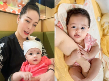 Sao Việt 24h: Nhật Kim Anh khiến cộng đồng mạng dụi mắt liên tục với màn trông con gái 5 tháng tuổi khác lạ