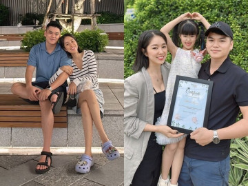 Lê Phương xúc động khi nghe con gái xin lỗi tận 2 lần, khoe hạnh phúc với chồng yêu trẻ tuổi Trung Kiên