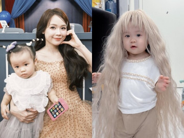 Sao Việt 24h: Con gái lai Hàn Quốc của Sam lạ hoắc với mái tóc dài trắng xóa, xưa giống con trai giờ nhìn chuẩn công chúa
