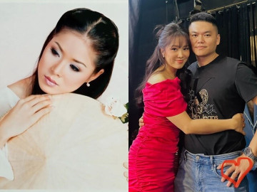 Lê Phương khoe ảnh hồi mới 20 tuổi đẹp rạng rỡ, chồng trẻ Trung Kiên bình luận: "Lúc này anh mới học lớp 8"