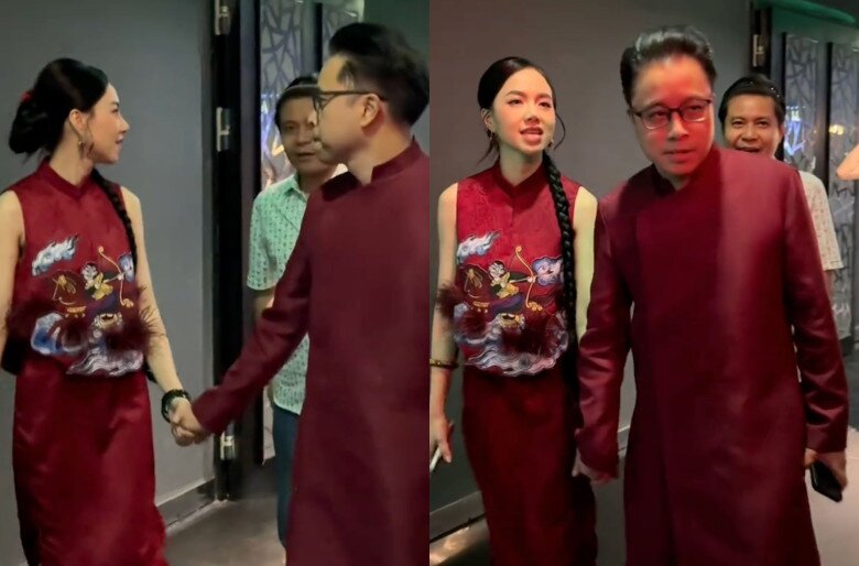 Trong buổi họp báo bộ phim Thám Tử Kiên, khoảnh khắc hai vợ chồng nắm tay không rời khiến fan đứng ngồi không yên vì quá “tình”.