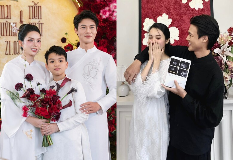 Quỳnh Lương và ông xã doanh nhân đang mua sắm, chuẩn bị đủ thứ để đón bé Rắn con.