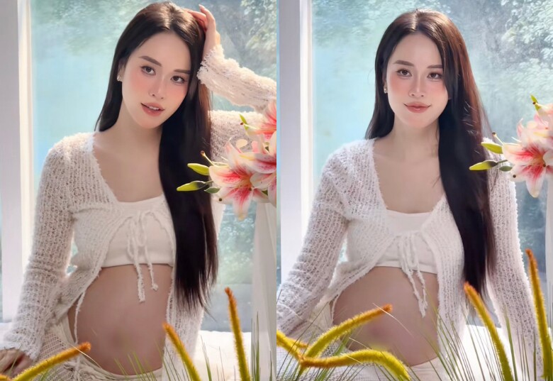 MC xinh đẹp của VTV amp;#34;chơi lớnamp;#34; chụp 10 bộ ảnh bầu trước khi lên bàn đẻ, mang thai 8 tháng chỉ tăng 4 kg nhờ 2 bí quyết đơn giản - 7
