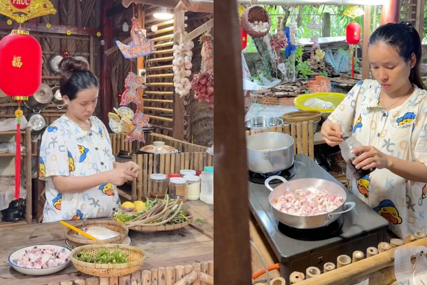 Gian bếp ấm cúng, luôn đỏ lửa của bà bầu 9X.