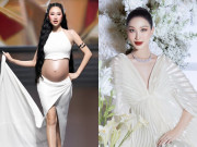 Bà bầu - Mỹ nhân Việt 5 lần thi hoa hậu đẹp mặn mà trước ngày lâm bồn, đợi con tròn 1 tuổi sẽ làm đám cưới với người chồng bí mật