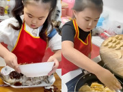 Bà bầu - Bé gái 6 tuổi xinh xắn vào bếp mỗi ngày nấu cơm dưỡng thai cho mẹ, "đầu bếp nhí" khiến cả cõi mạng rưng rưng