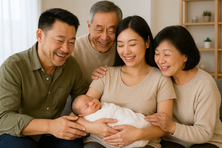 Gia đình sản phụ có cái nhìn khác về phương pháp đẻ không đau.