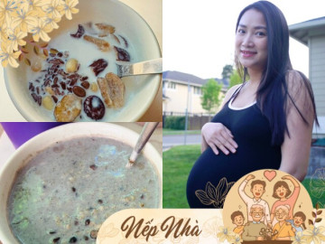 Vợ kém 17 tuổi của Lam Trường ở Mỹ vẫn duy trì mâm cúng kiểu truyền thống, ăn các món lợi sữa theo bí kíp truyền lại từ mẹ ruột