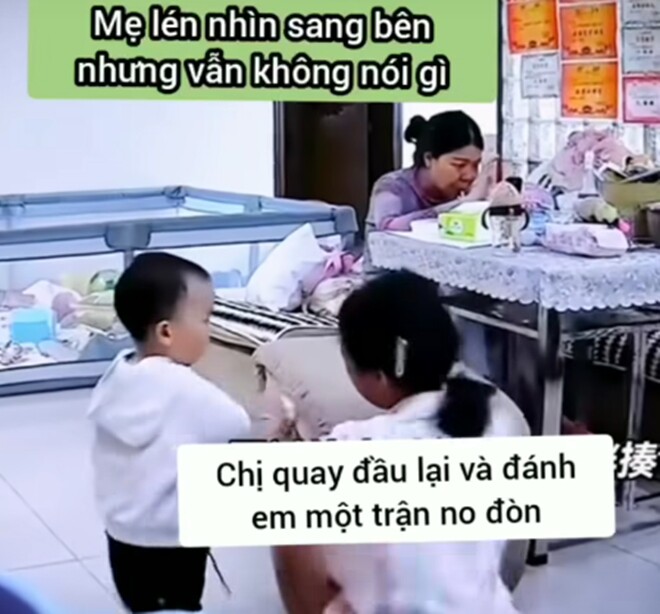 Hai chị em đánh nhau, mẹ phản ứng amp;#34;khác biệtamp;#34; nhưng được khen thông minh, nhiều người vội vào học hỏi - 4