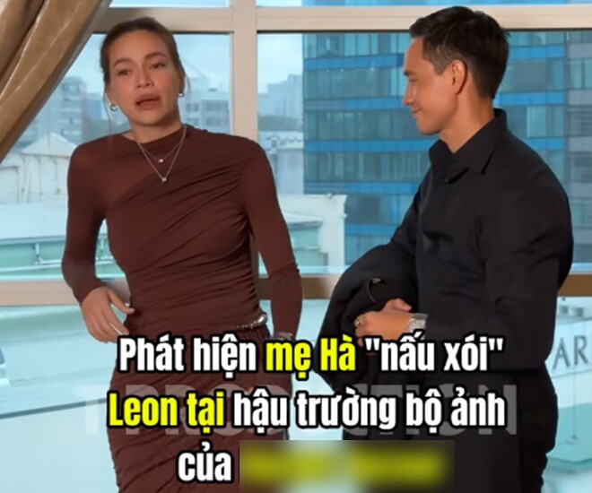 Mẹ Hà say sữa kể xấu Leon với bố Kim Lý.