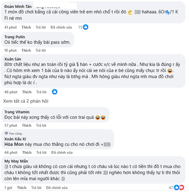 Mẹ Hà Nội rao bán đồ chơi 80 triệu của con không dùng nữa, nhìn giá thanh lý hội chị em tranh cãi xôn xao - 2
