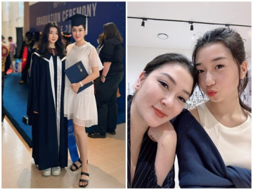 Con gái tốt nghiệp cấp 3, Hoa hậu Nguyễn Thị Huyền viết gửi con: Mẹ không mạnh mẽ thì phải biết làm thế nào?