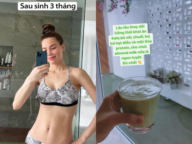Công thức nước uống thần kỳ của Hà Hồ.
