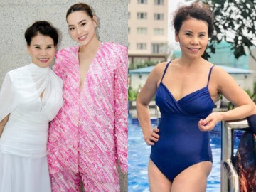 Mẹ ruột Hồ Ngọc Hà U70 vẫn giữ được dáng thon, tự tin diện áo xẻ ngực gợi cảm nhờ tập luyện bộ môn này?