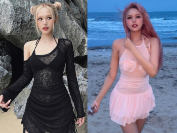 Bạn gái hotgirl 2k2 của Gil Lê chăm diện mốt váy ôm sát cơ thể, vóc dáng tuổi đôi mươi khiến dân tình khen nức nở