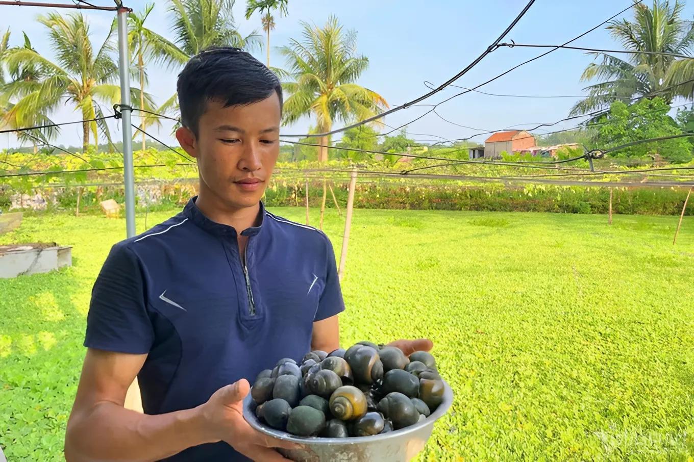 Anh Thái cho biết sau khi trừ chi phí, lợi nhuận từ việc nuôi con vật “hiền như cục đất” có thể lên tới khoảng 500 triệu đồng/năm.