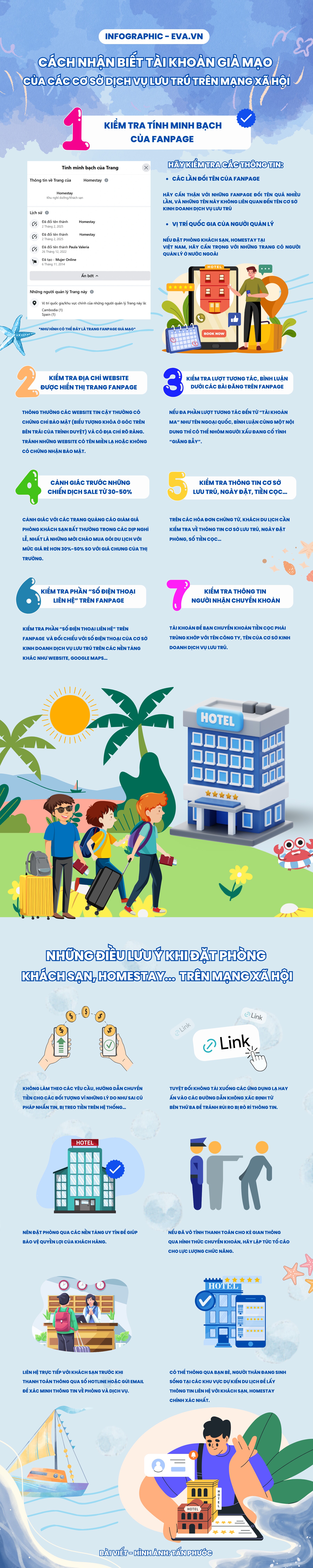 Infographic: 7 tips kiểm tra Fanpage trước khi đặt cọc phòng khách sạn, homestay để tránh sập bẫy kẻ gian - 1