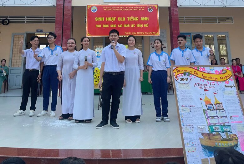 Các CLB hoạt động hiệu quả giúp học sinh của trường khai phóng tiềm năng, rèn luyện thêm các kỹ năng mềm.