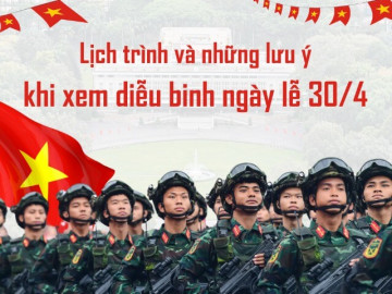 1 ngày sống trọn trong giai điệu tự hào, sáng xem diễu binh, tối xem trình diễn pháo hoa nhân dịp 30/4