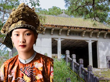 Lăng mộ bằng đá đầy huyền bí của cha Nam Phương hoàng hậu, treo leo giữa rừng thông, khung cảnh cứ ngỡ trong phim điện ảnh