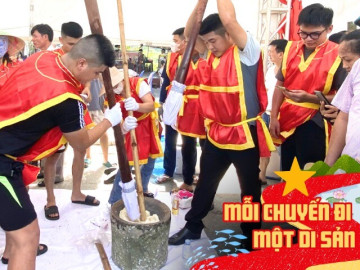 Có lễ hội đặc biệt ở Thanh Hóa gắn liền với vua Hùng, cả làng cùng nhau giã bột, nặn bánh dâng lên thần linh
