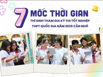 Kỳ thi tốt nghiệp THPT Quốc gia 2025: Thí sinh lưu ngay 7 mốc thời gian vàng, đặc biệt những điều cuối cùng cực quan trọng