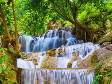 Con suối nằm ẩn trong rừng sâu ở An Giang, được ví như thiên đường thu nhỏ, chinh phục du khách bằng cảnh quan hùng vĩ