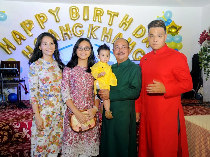 Tổ ấm hạnh phúc của nghệ sĩ Hoàng Sơn.