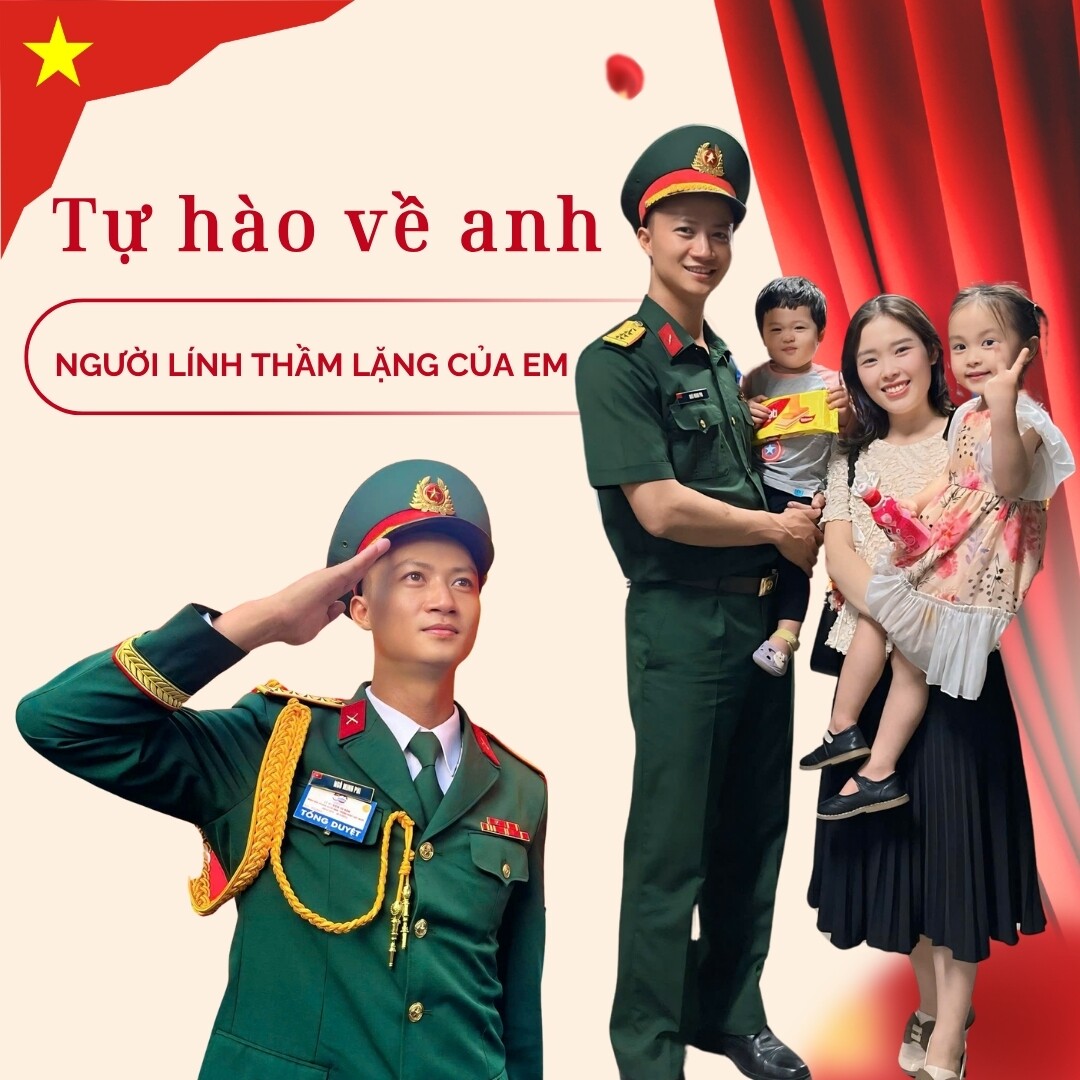 Gặp hậu phương nhỏ giữa đại lễ lớn 30/4: “Tự hào vì anh – người lính thầm lặng của em!” - 1