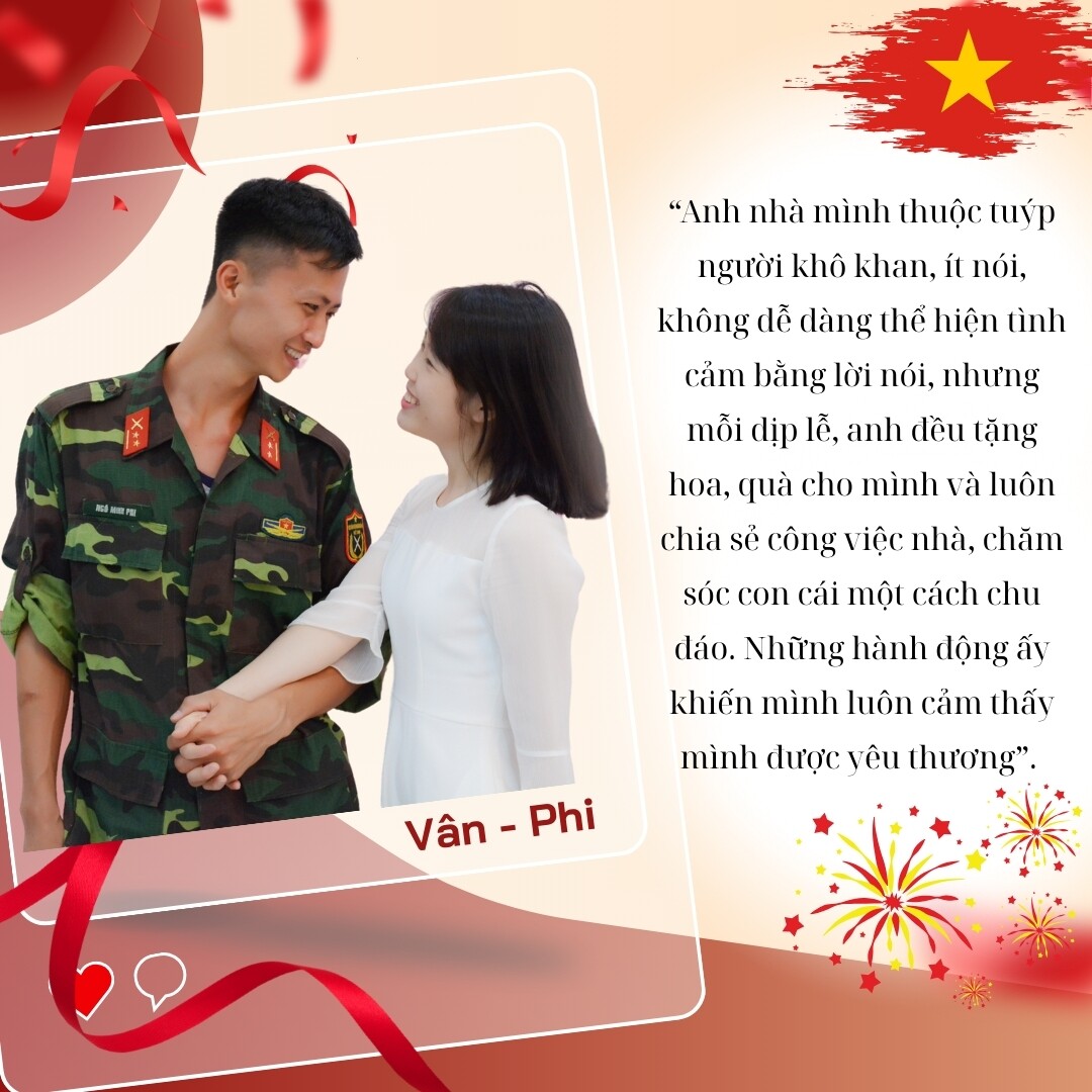 Gặp hậu phương nhỏ giữa đại lễ lớn 30/4: “Tự hào vì anh – người lính thầm lặng của em!” - 3