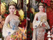 Cô dâu ở TPHCM xinh như búp bê, đầu đội vương miện làm từ 10 cây vàng