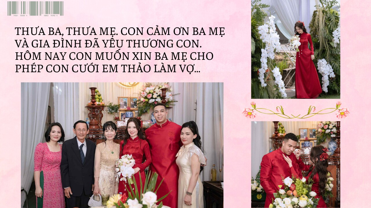 Clip: Rể Tây hỏi cưới vợ Việt trong đám hỏi