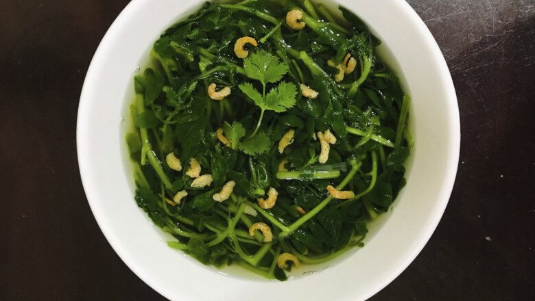 Món ngon với rau cải xoong.