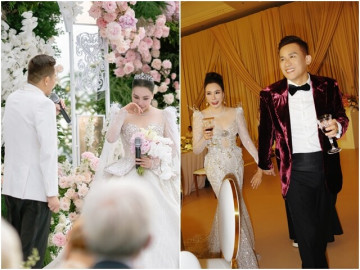 Hồ Quỳnh Hương tung loạt khoảnh khắc ngọt ngào trong đám cưới, chia sẻ một câu xúc động