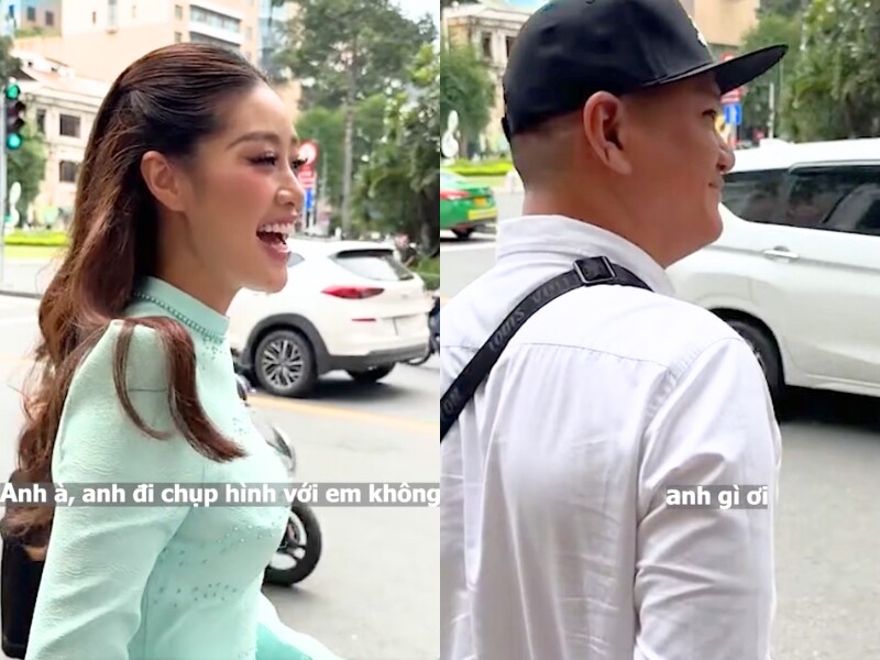 Trước khi tổ chức đám cưới, Nguyễn Long thường tránh việc chụp hình chung với vợ. Dù nàng hậu ra sức "nài nỉ" ông xã chụp hình kỷ niệm, nam nhiếp ảnh gia vẫn ngại ngùng từ chối.