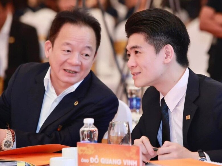 Đỗ Quang Vinh là con trai cả nhà Bầu Hiển.