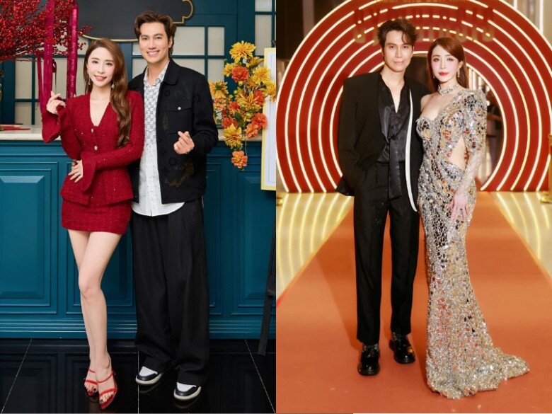 Vướng tin đồn sống chung nhà, Quỳnh Nga vẫn cùng Việt Anh tham gia các sự kiện.