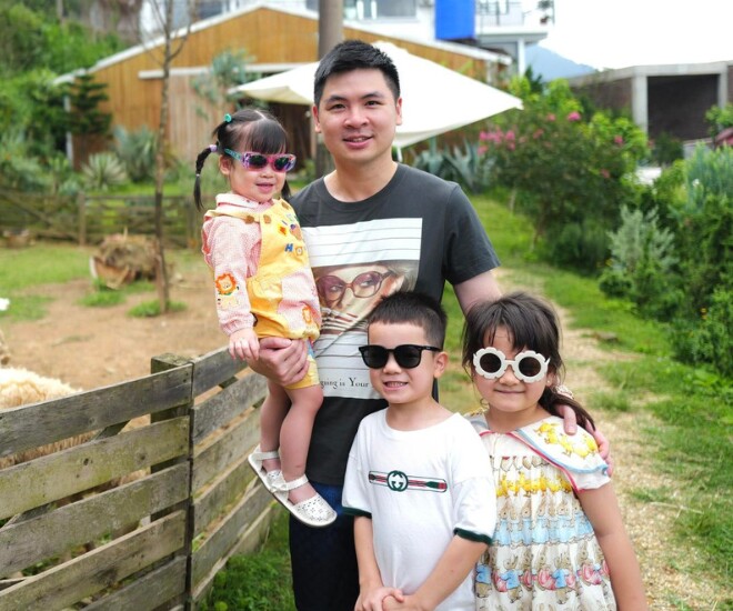 Chồng Hoa hậu Đỗ Mỹ Linh vào vai bố 3 con.
