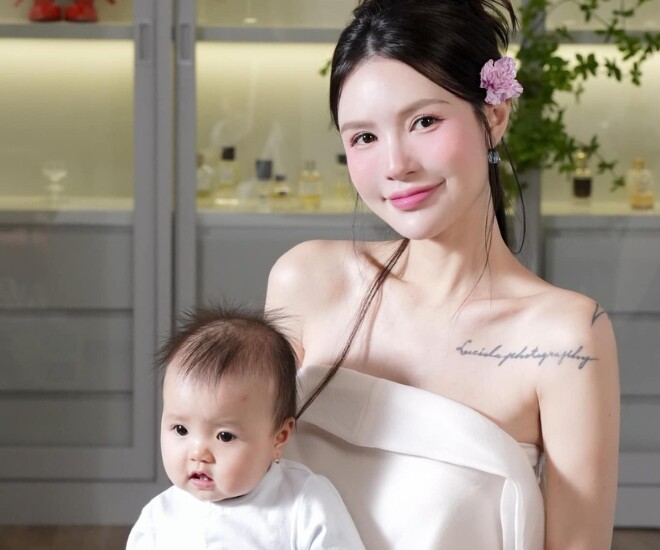 Hot mom Lucie Nguyễn tiết lộ chi phí nuôi 2 con là 109 triệu/tháng.
