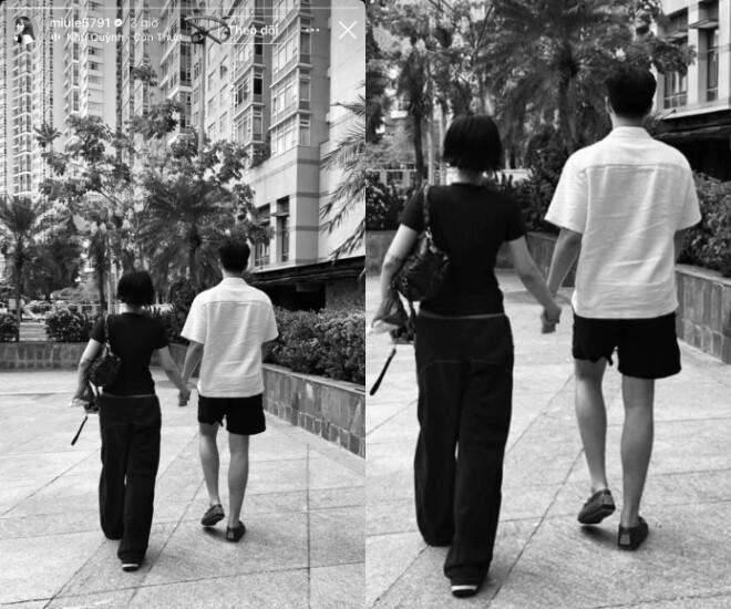 Miu Lê vướng tin đồn hẹn hò sau khi đăng bức ảnh tay trong tay với một chàng trai.