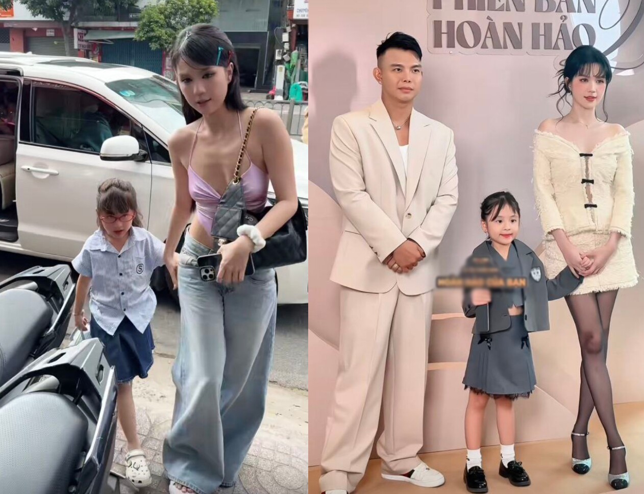 Ngọc Trinh thường đưa ái nữ dự sự kiện.