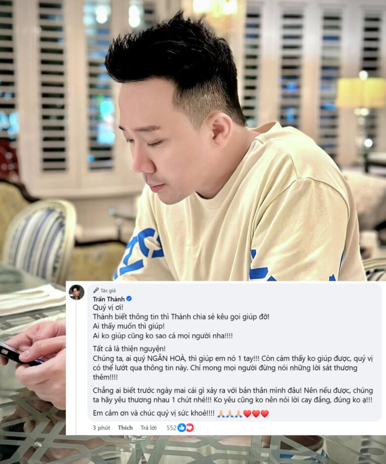 Đạo diễn nghìn tỷ lên tiếng trước việc bài viết kêu gọi thiện nguyện nhận nhiều bình luận tiêu cực.