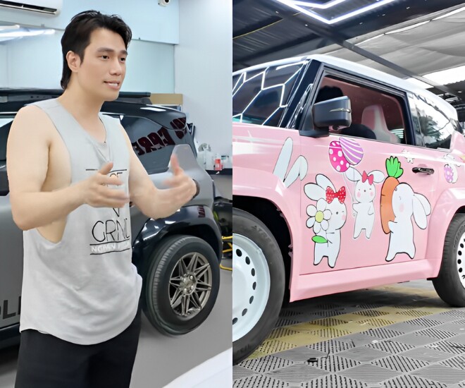 Việt Anh tiết lộ mua xe để tặng bạn gái.
