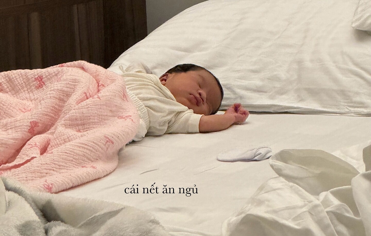 Hình ảnh đầu đời của bé Nana.