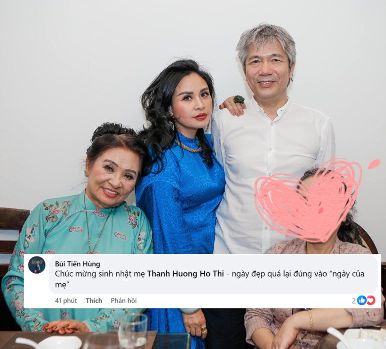 Chồng Thanh Lam nhắn lời chúc đến mẹ vợ.