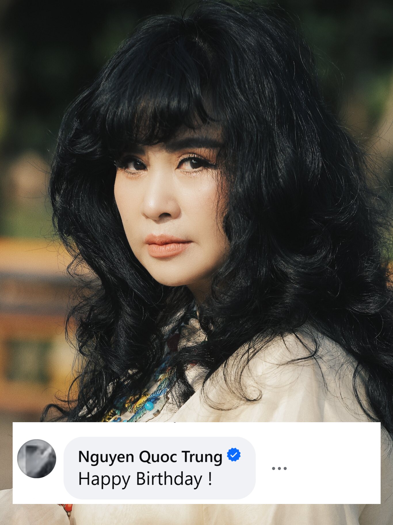 Nhạc sĩ Quốc Trung chúc mừng sinh nhật Thanh Lam.